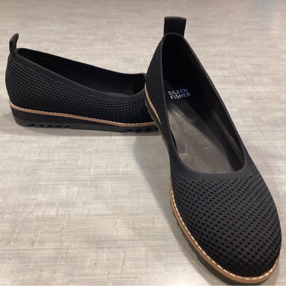 Eileen Fisher Etta Knit Slip-On Shoe, NWOT